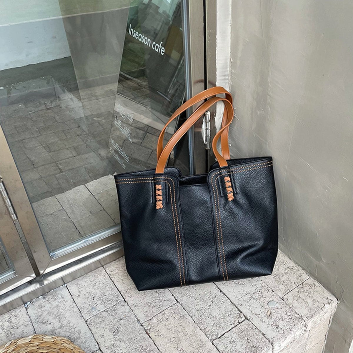 Carla | Tote Bag de Cuero Sintético Mujer Shopper Grande