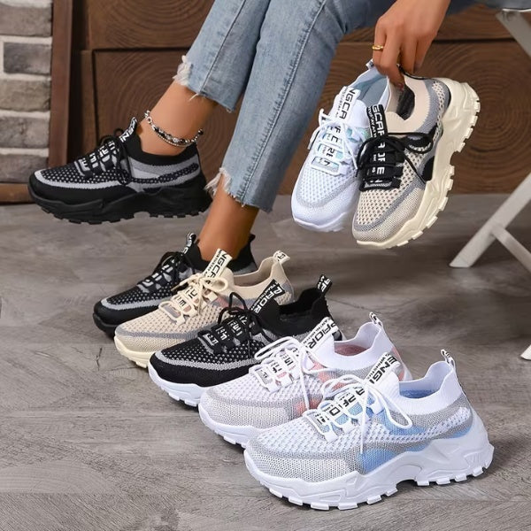 Valeria | Zapatillas Sin Cordones Casual Mujer Malla Transpirable
