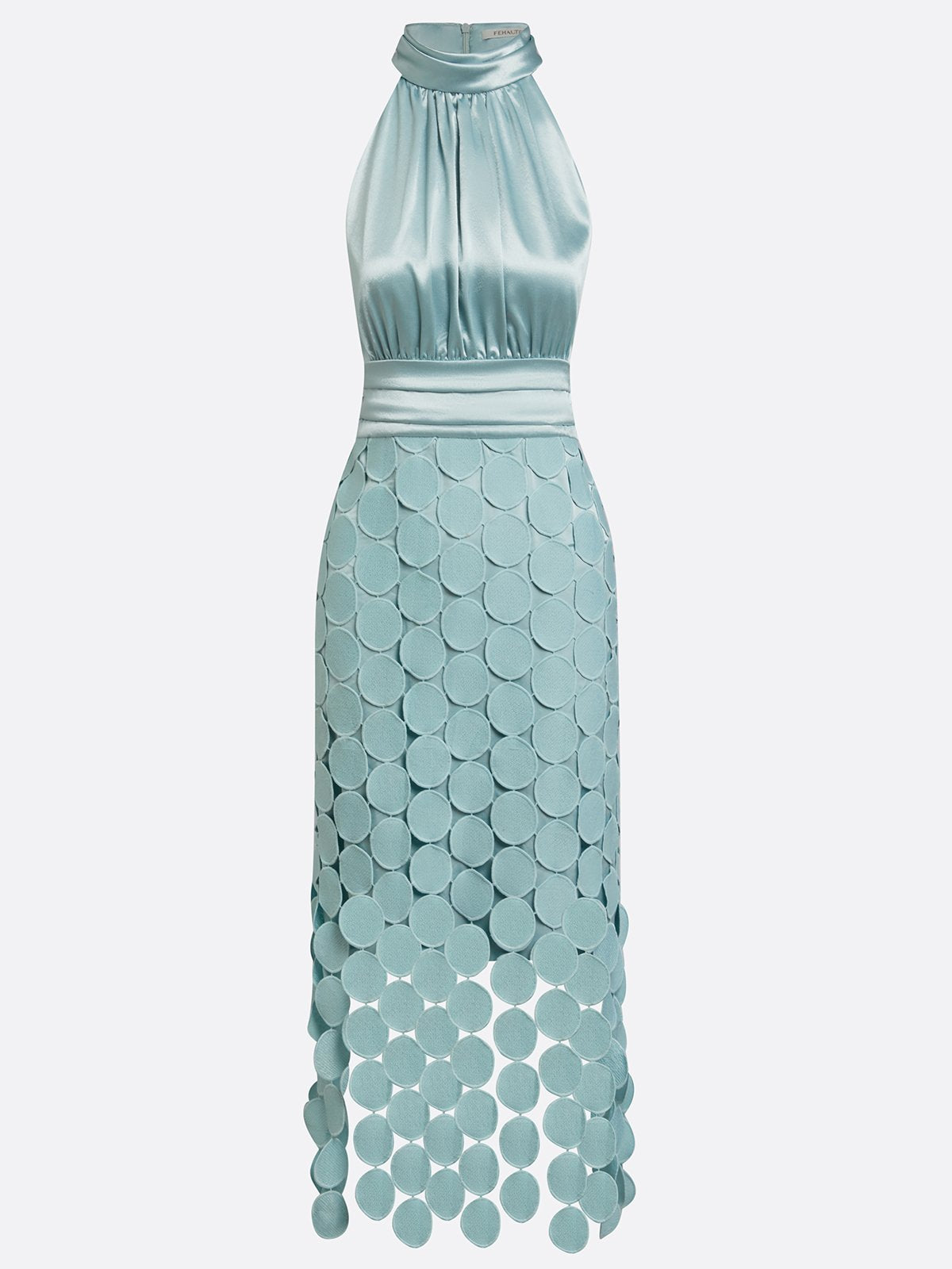 Sabina | Vestido Midi de Ceremonia con Escote Halter