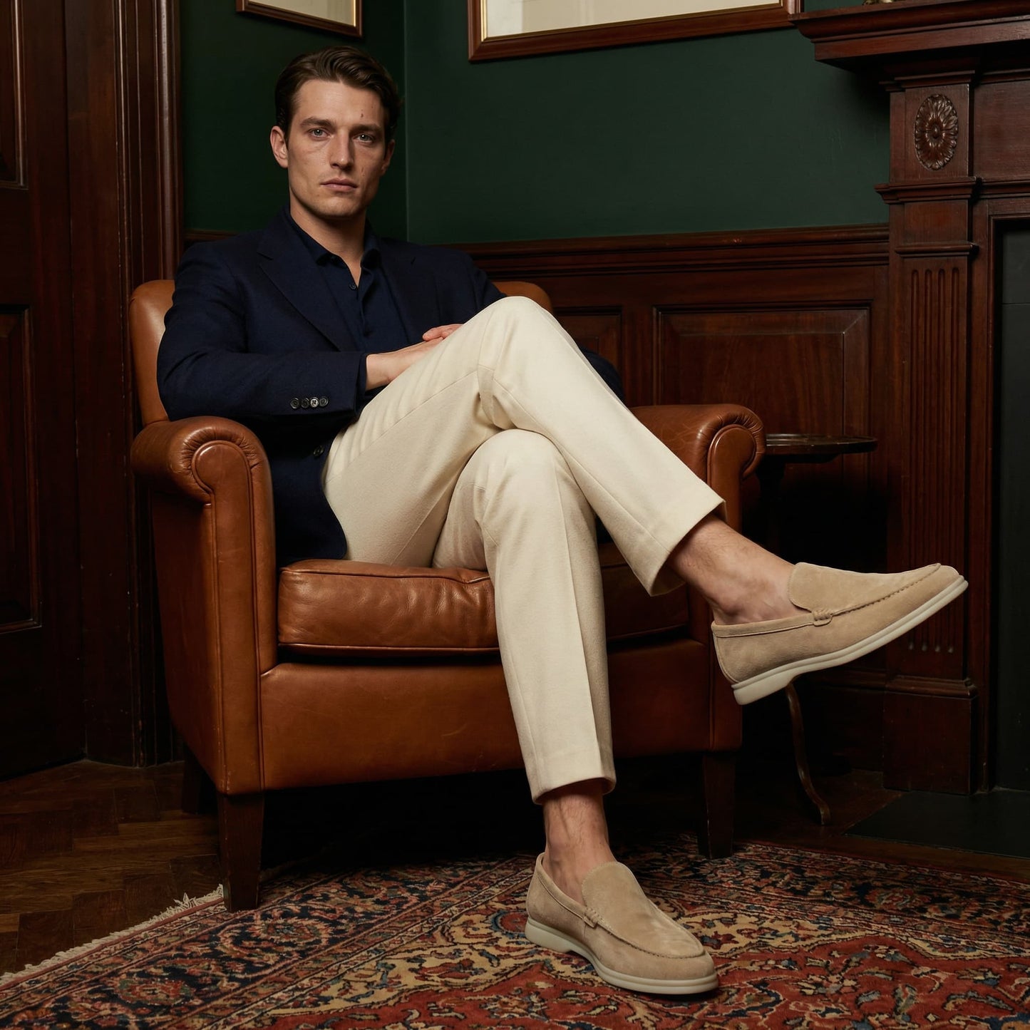 ENZO | MOCASINES HOMBRE DE ANTELINA INTERIOR ACOLCHADO