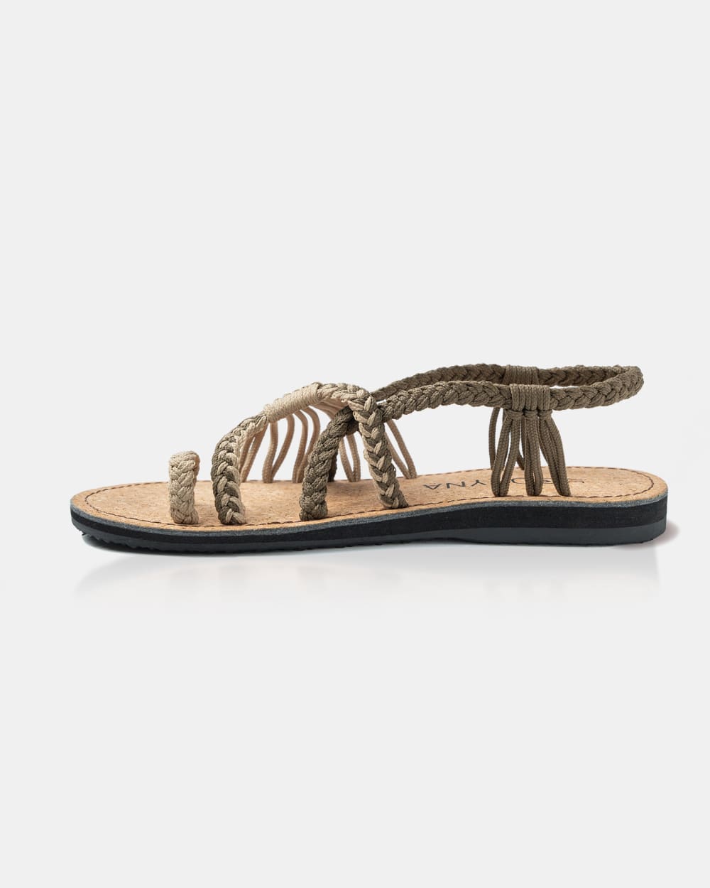 SOULMATE | SANDALIAS MUJER ARENA SUELA DE CORCHO TIRA ANCHA