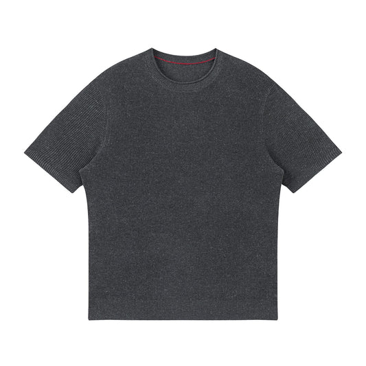 BELLAGIO | CAMISETA HOMBRE DE PUNTO CANALÉ FINO CUELLO REDONDO