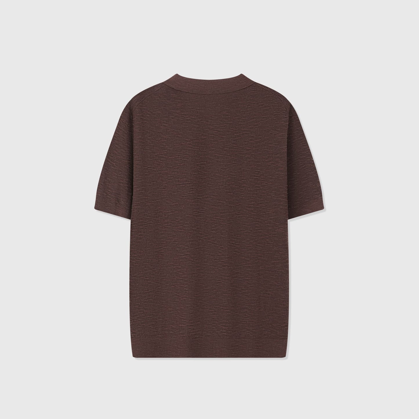 CORTONA | POLO HOMBRE PUNTO ESPIGA BOTONES EFECTO ASTA