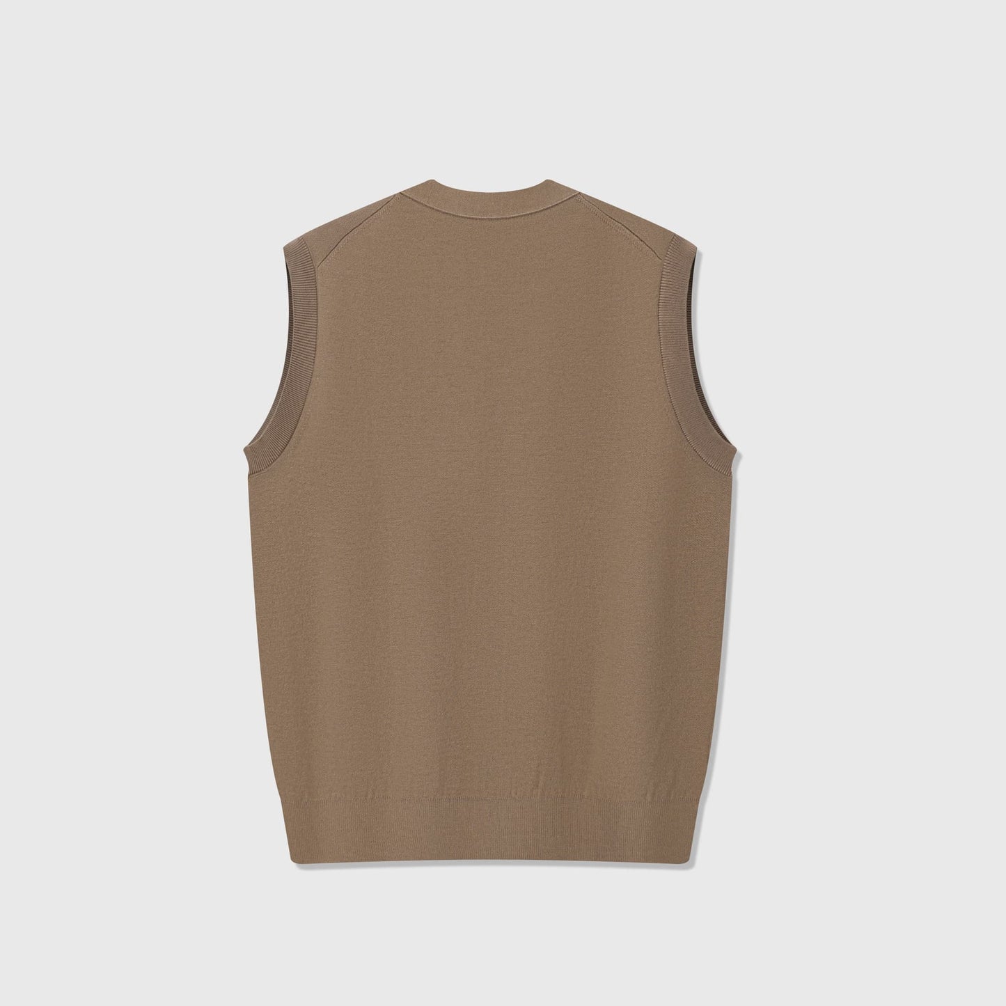 ALDWYN | CHALECO HOMBRE DE PUNTO DE LANA CUELLO PICO BOTONES
