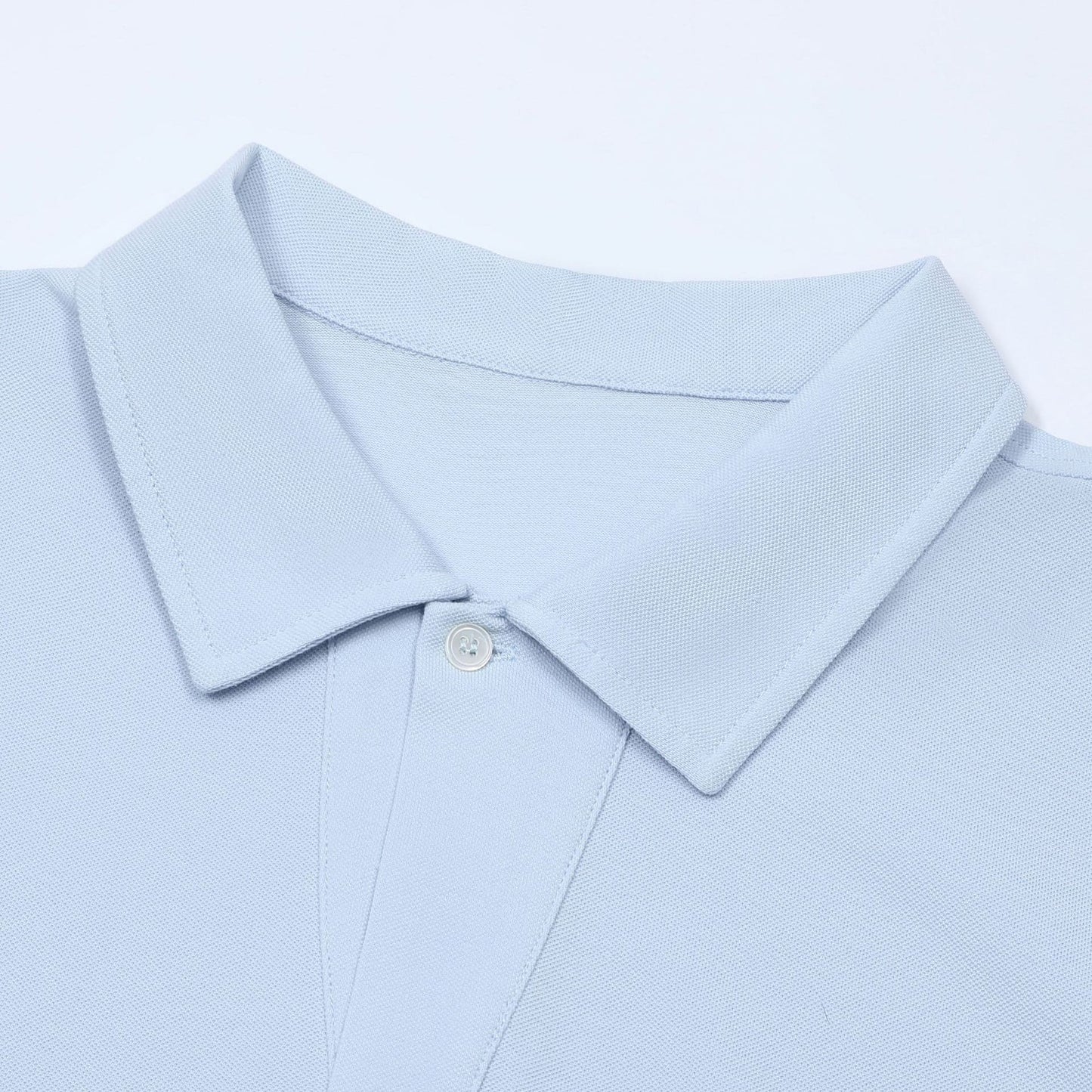 LIPARI | POLO HOMBRE DE ALGODÓN PIQUÉ UN BOTÓN CUELLO CANALÉ
