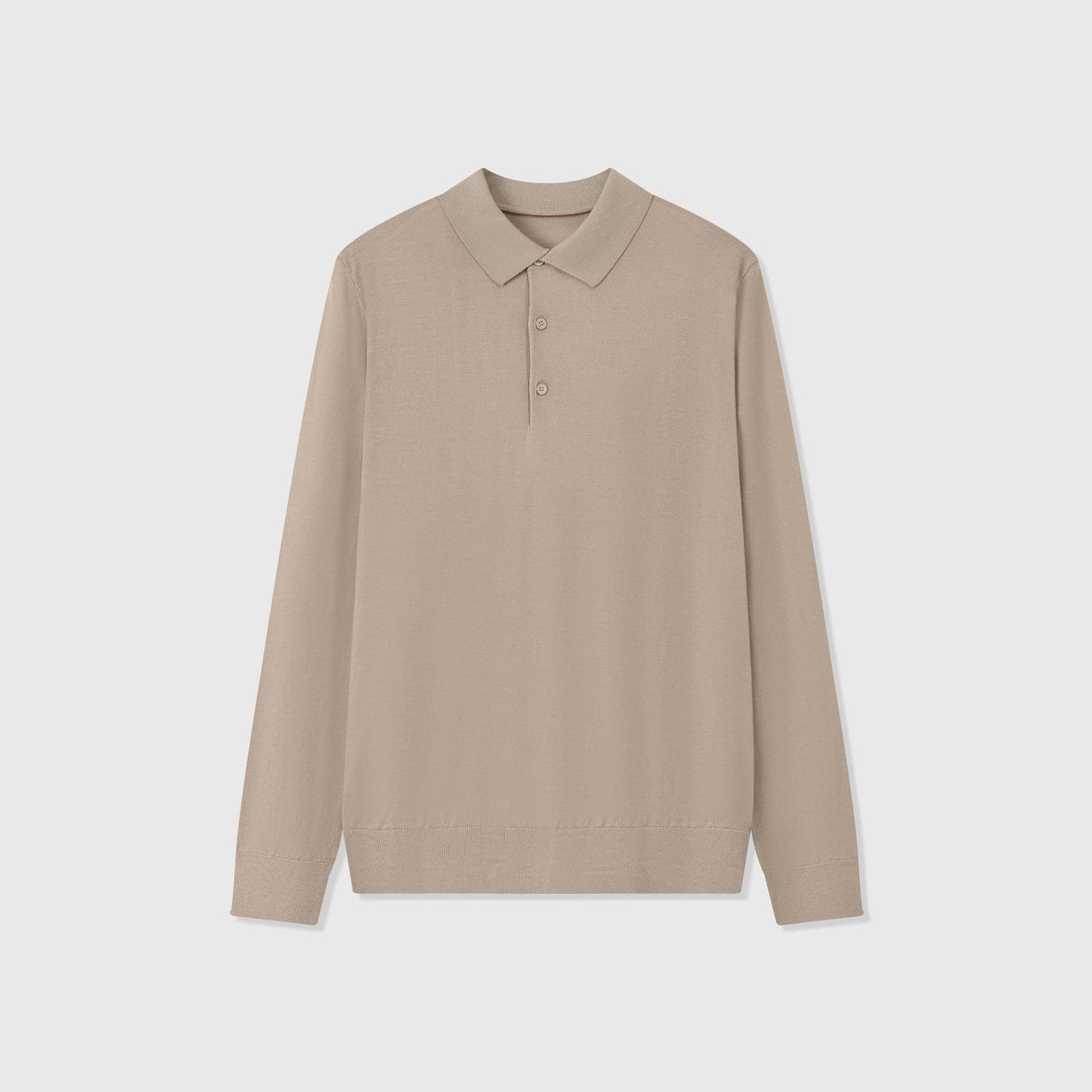 WETHERBY | POLO HOMBRE DE LANA MANGA LARGA CUELLO DE PUNTO
