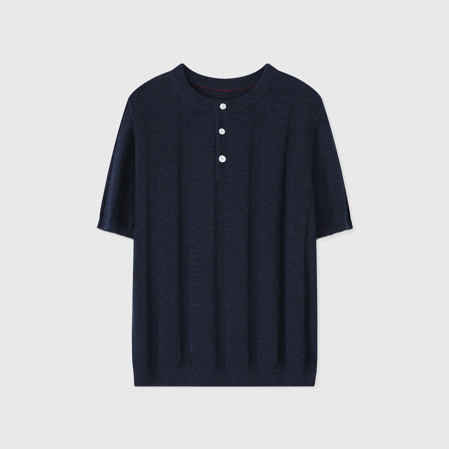 SORRENTO | JERSÉY HOMBRE CUELLO HENLEY PUNTO TRENZADO CANALÉ