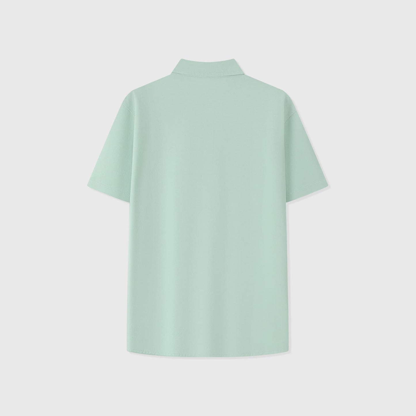 LIPARI | POLO HOMBRE DE ALGODÓN PIQUÉ UN BOTÓN CUELLO CANALÉ