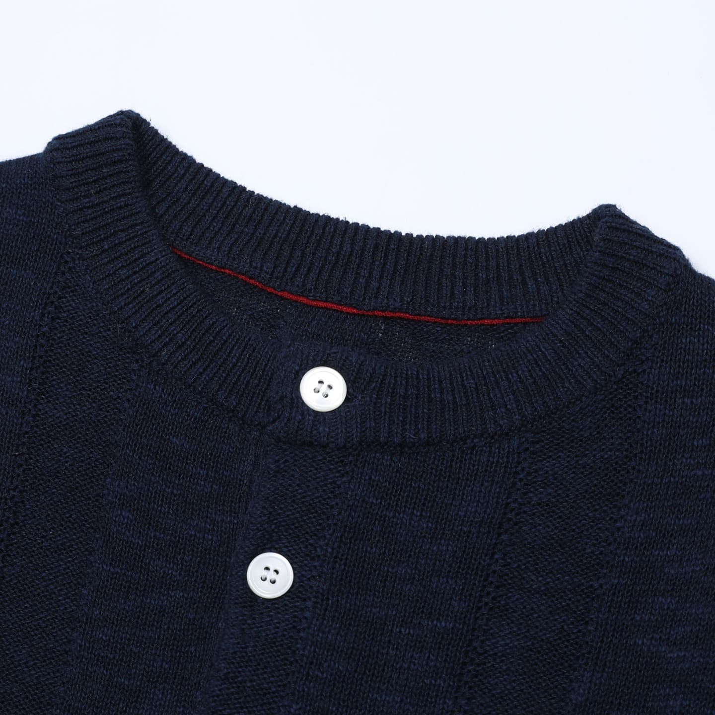 SORRENTO | JERSÉY HOMBRE CUELLO HENLEY PUNTO TRENZADO CANALÉ