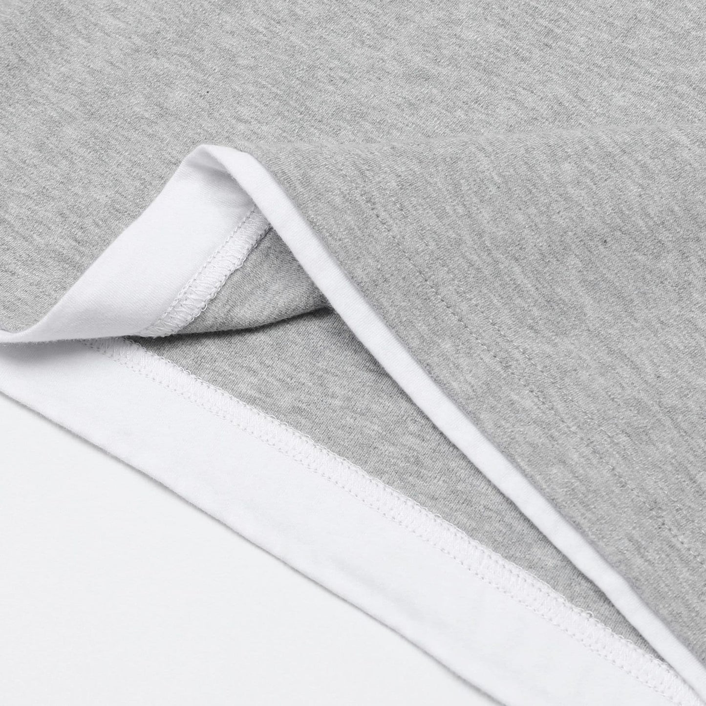 LERICI | CAMISETA HOMBRE DOBLE CAPA CUELLO Y BAJO EN CONTRASTE