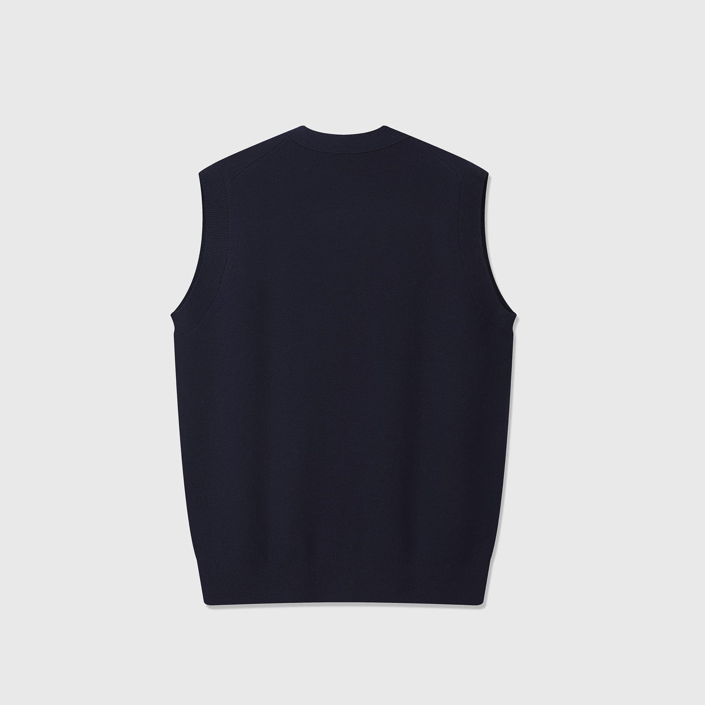 ALDWYN | CHALECO HOMBRE DE PUNTO DE LANA CUELLO PICO BOTONES