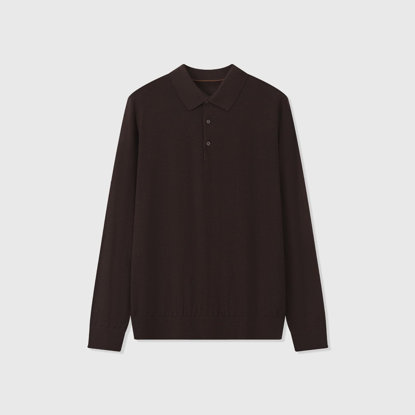WETHERBY | POLO HOMBRE DE LANA MANGA LARGA CUELLO DE PUNTO