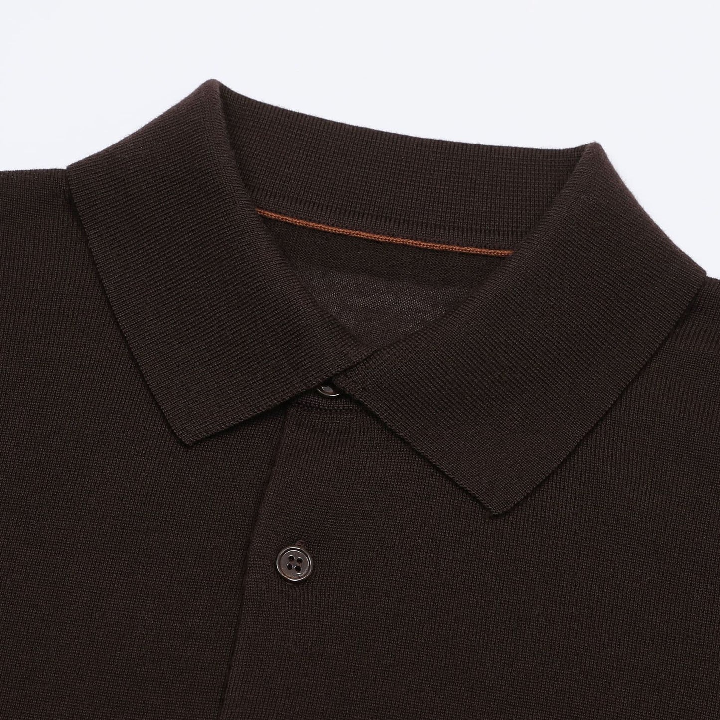 WETHERBY | POLO HOMBRE DE LANA MANGA LARGA CUELLO DE PUNTO