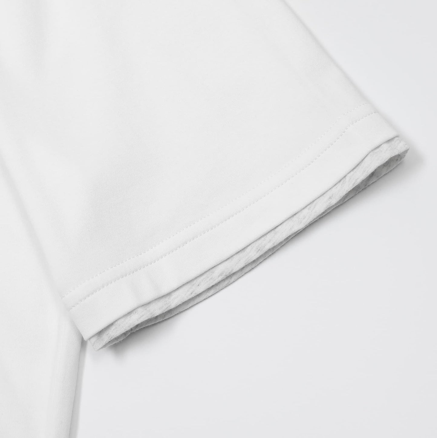 LERICI | CAMISETA HOMBRE DOBLE CAPA CUELLO Y BAJO EN CONTRASTE