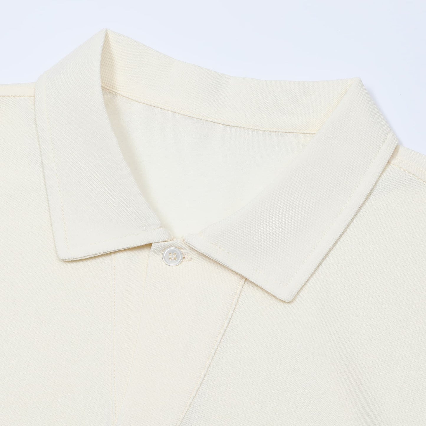 LIPARI | POLO HOMBRE DE ALGODÓN PIQUÉ UN BOTÓN CUELLO CANALÉ