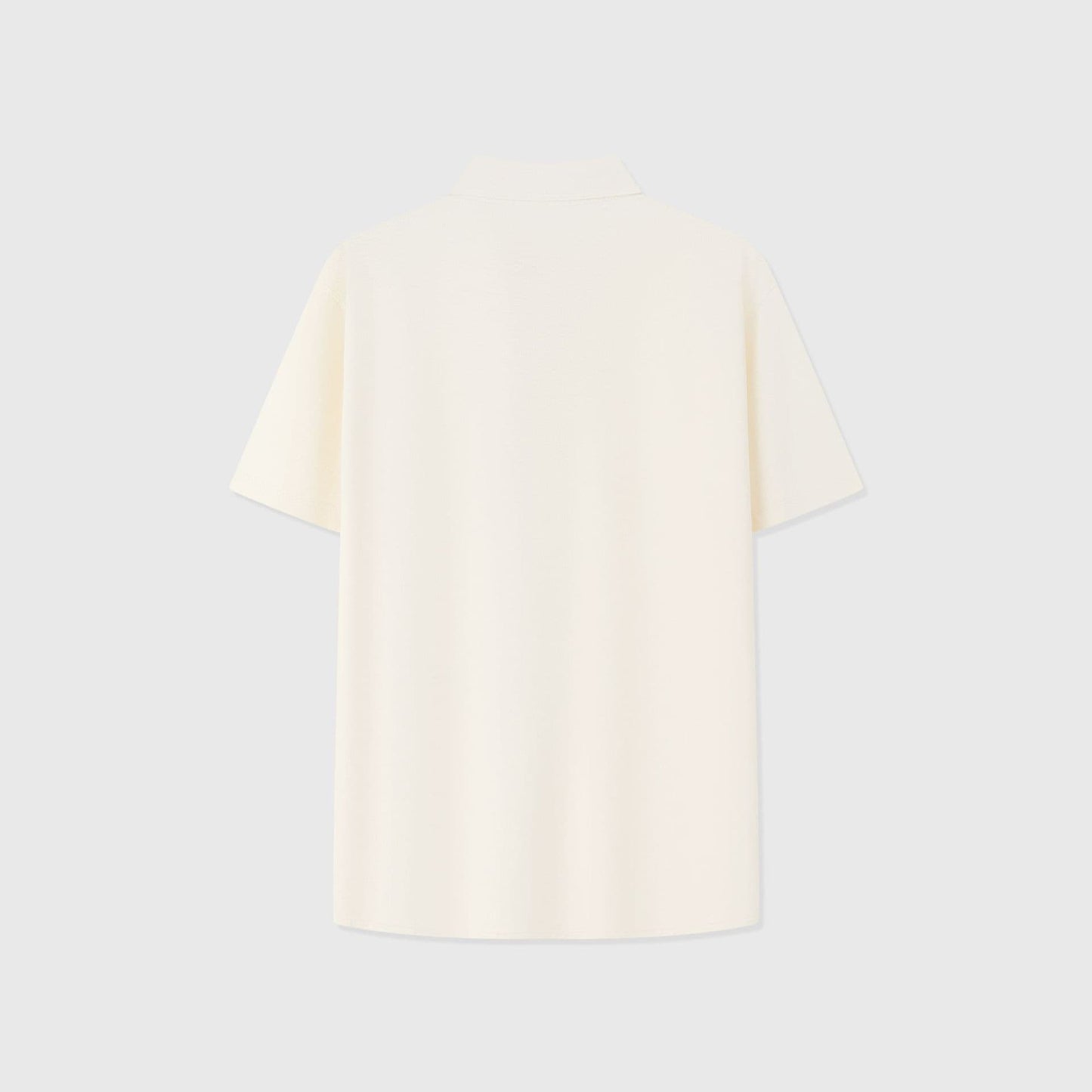 LIPARI | POLO HOMBRE DE ALGODÓN PIQUÉ UN BOTÓN CUELLO CANALÉ
