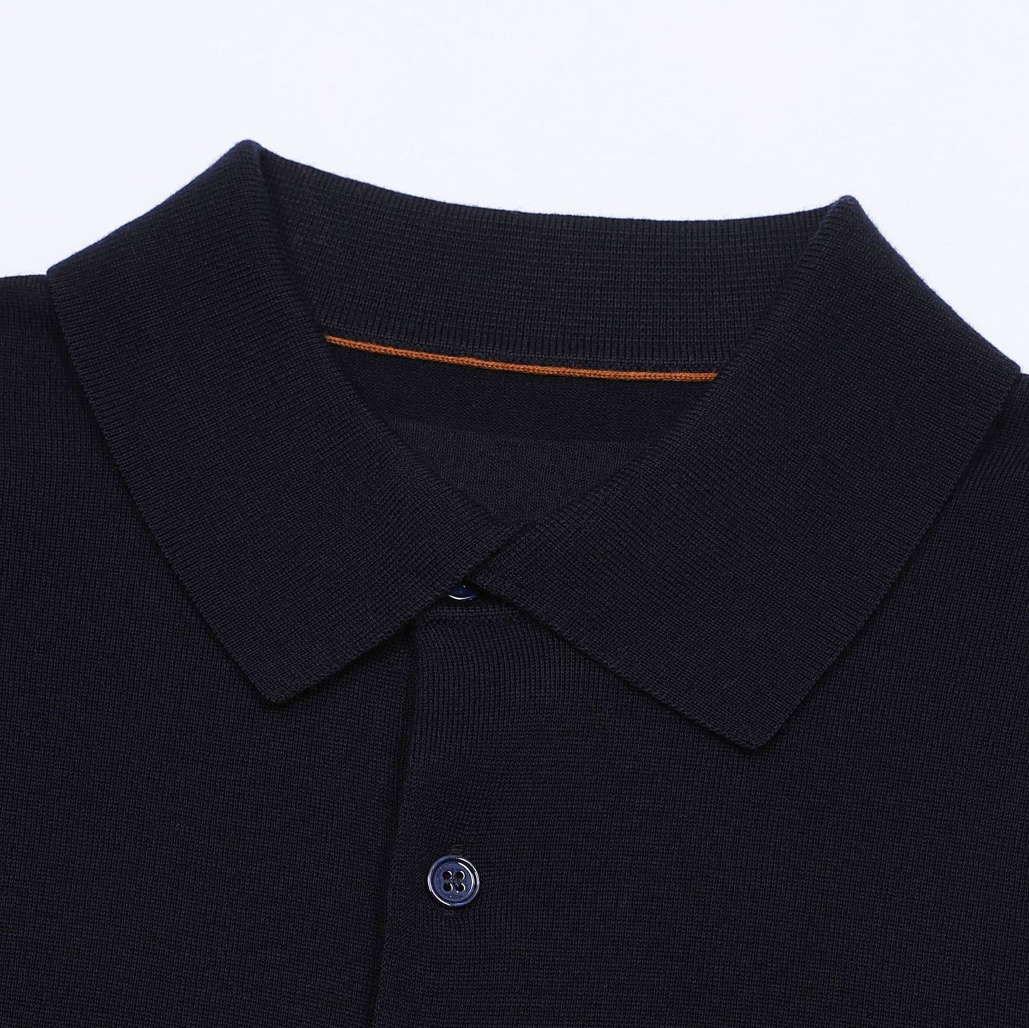 WETHERBY | POLO HOMBRE DE LANA MANGA LARGA CUELLO DE PUNTO