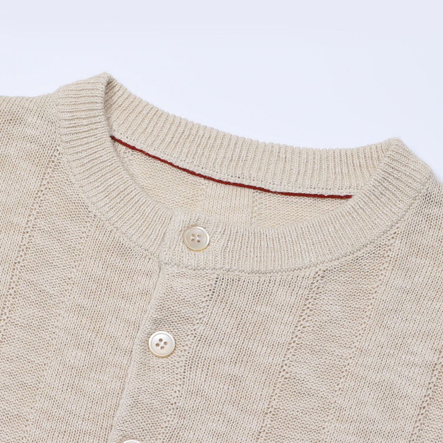 SORRENTO | JERSÉY HOMBRE CUELLO HENLEY PUNTO TRENZADO CANALÉ