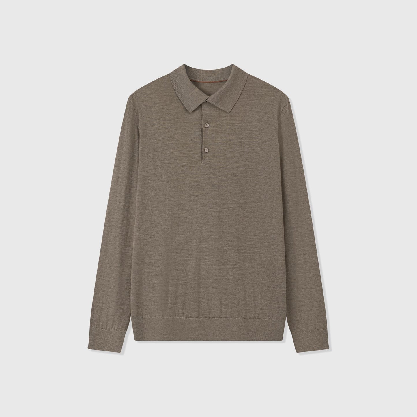 WETHERBY | POLO HOMBRE DE LANA MANGA LARGA CUELLO DE PUNTO