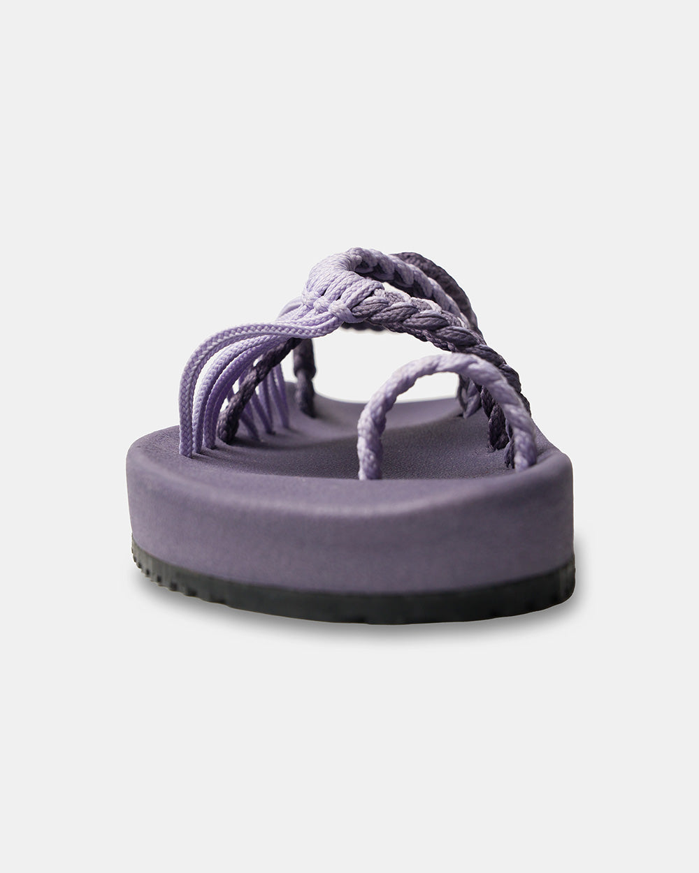 ELEVATE | SANDALIAS MUJER LILA TIRAS TRENZADAS ARCO ANATÓMICO