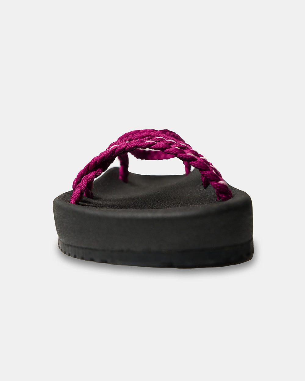 ELEVATE | SANDALIAS MUJER VIOLETA TIRAS TRENZADAS ARCO ANATÓMICO