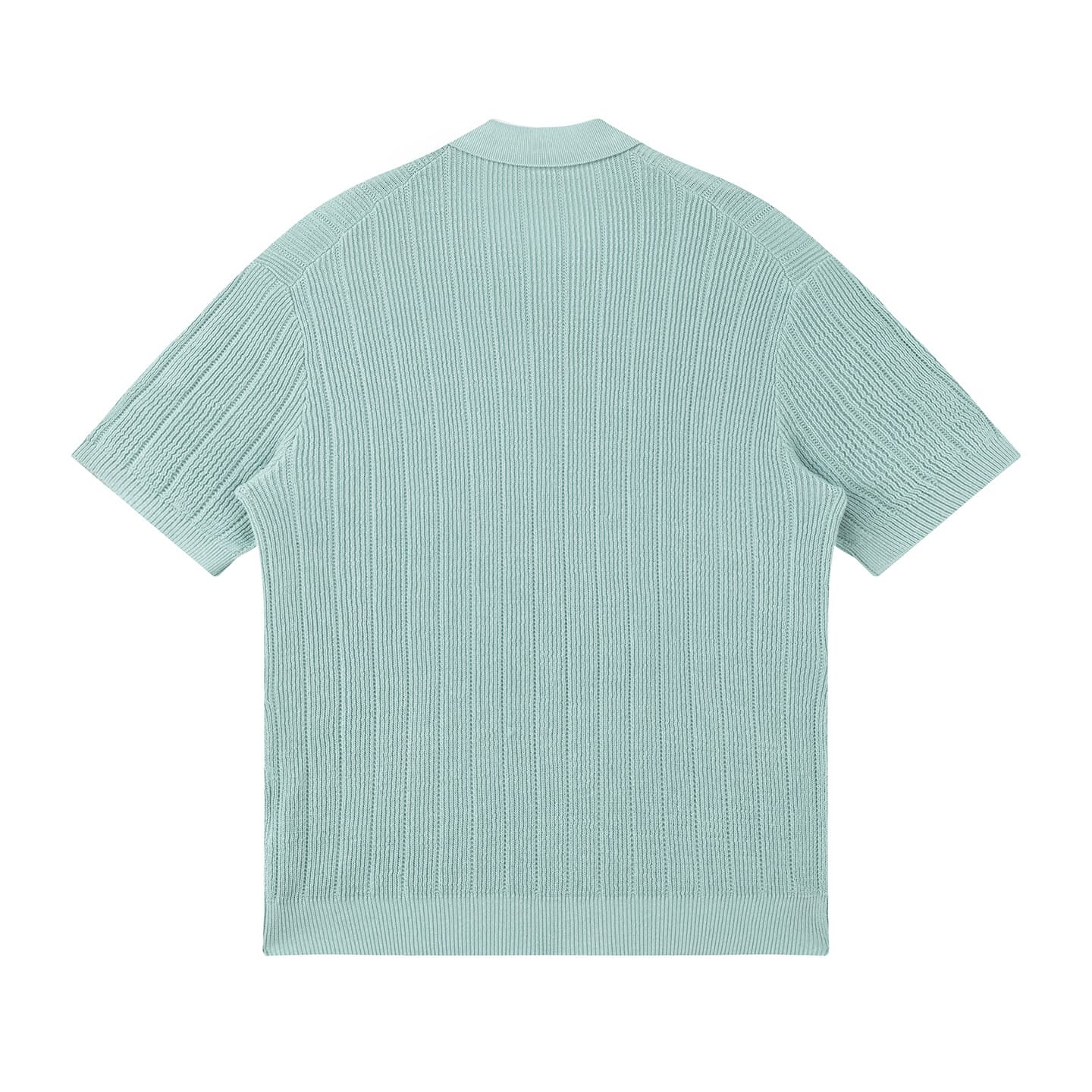 SESTRI | POLO HOMBRE DE LINO CANALÉ GRUESO CUELLO ABIERTO