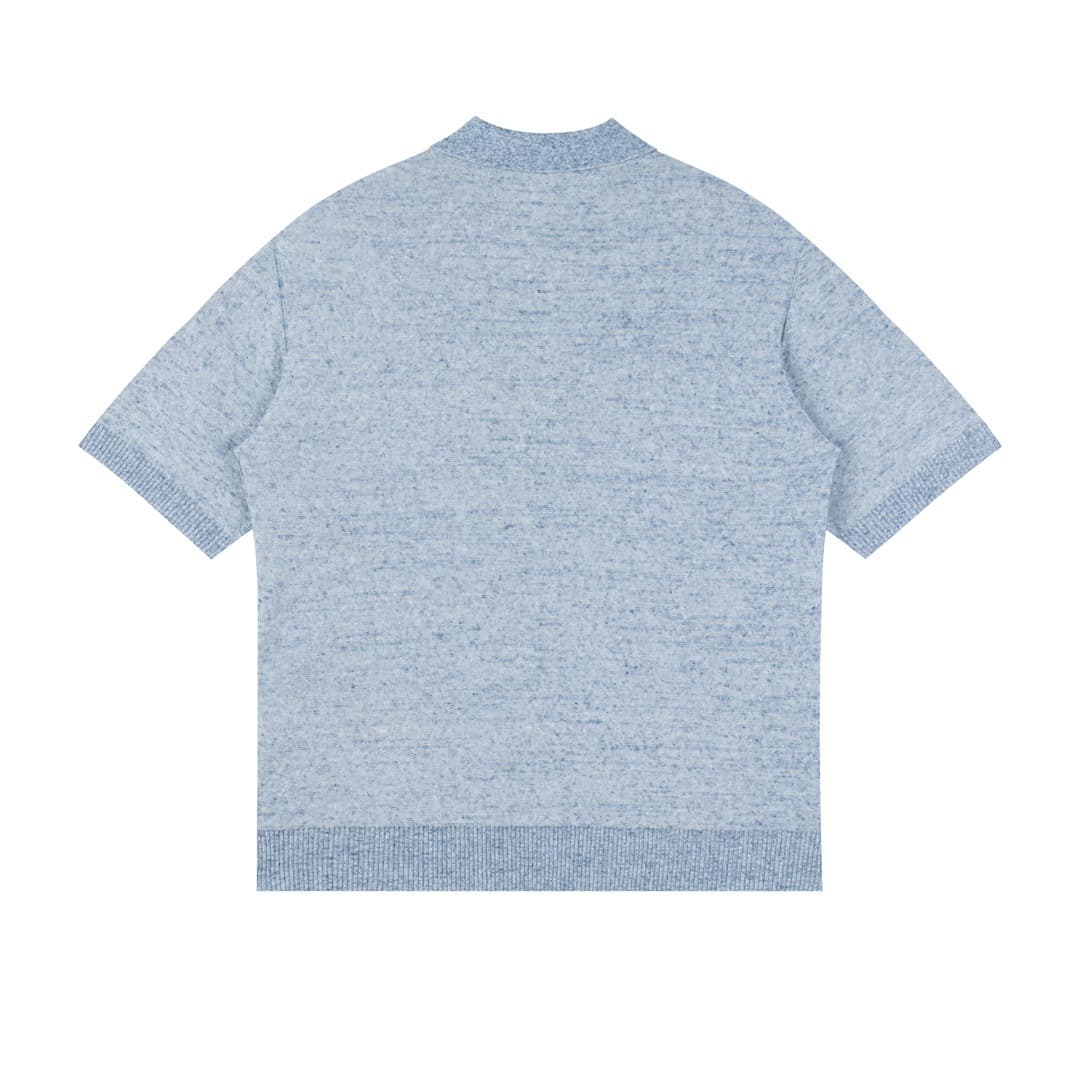 PARAGGI | POLO HOMBRE DE LINO Y CÁÑAMO CANALÉ VERTICAL