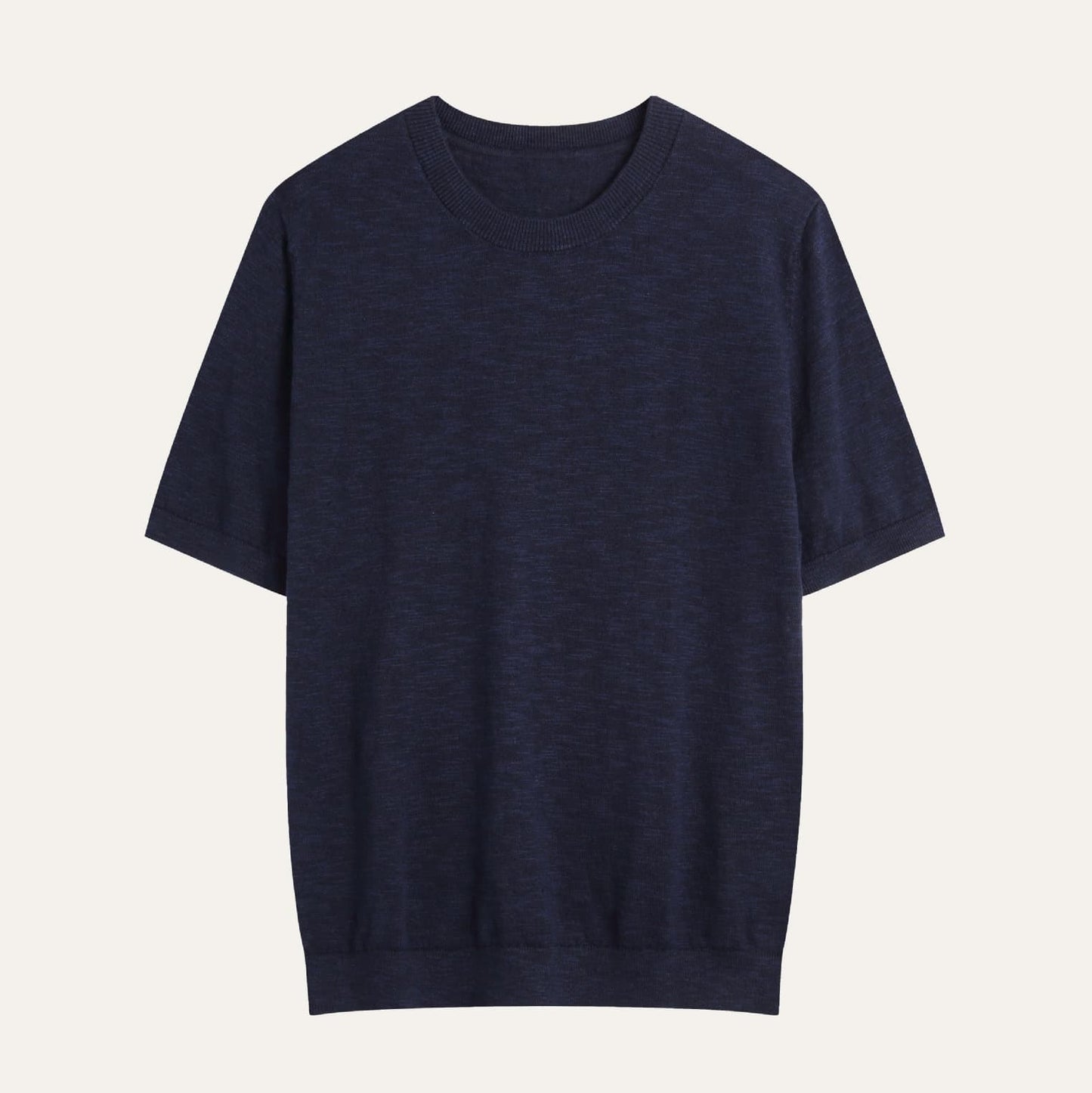 MASSA | CAMISETA HOMBRE DE LINO Y ALGODÓN PUNTO FINO