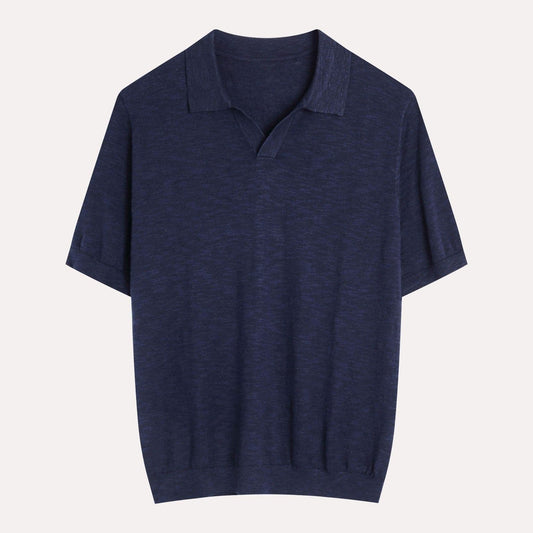 FURORE | POLO HOMBRE PUNTO FINO CUELLO ABIERTO SIN BOTONES