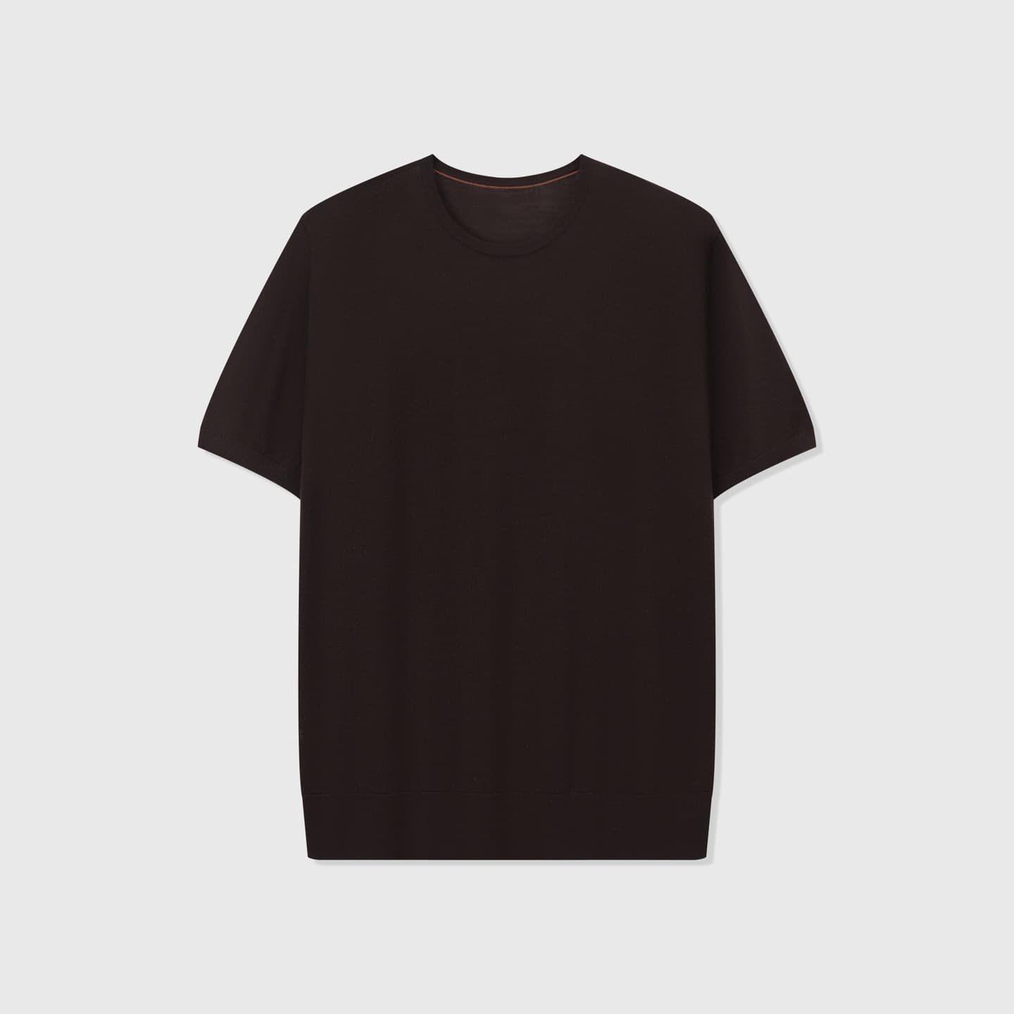 EVERYDAY | CAMISETA HOMBRE 100% LANA CUELLO REDONDO LIGERA