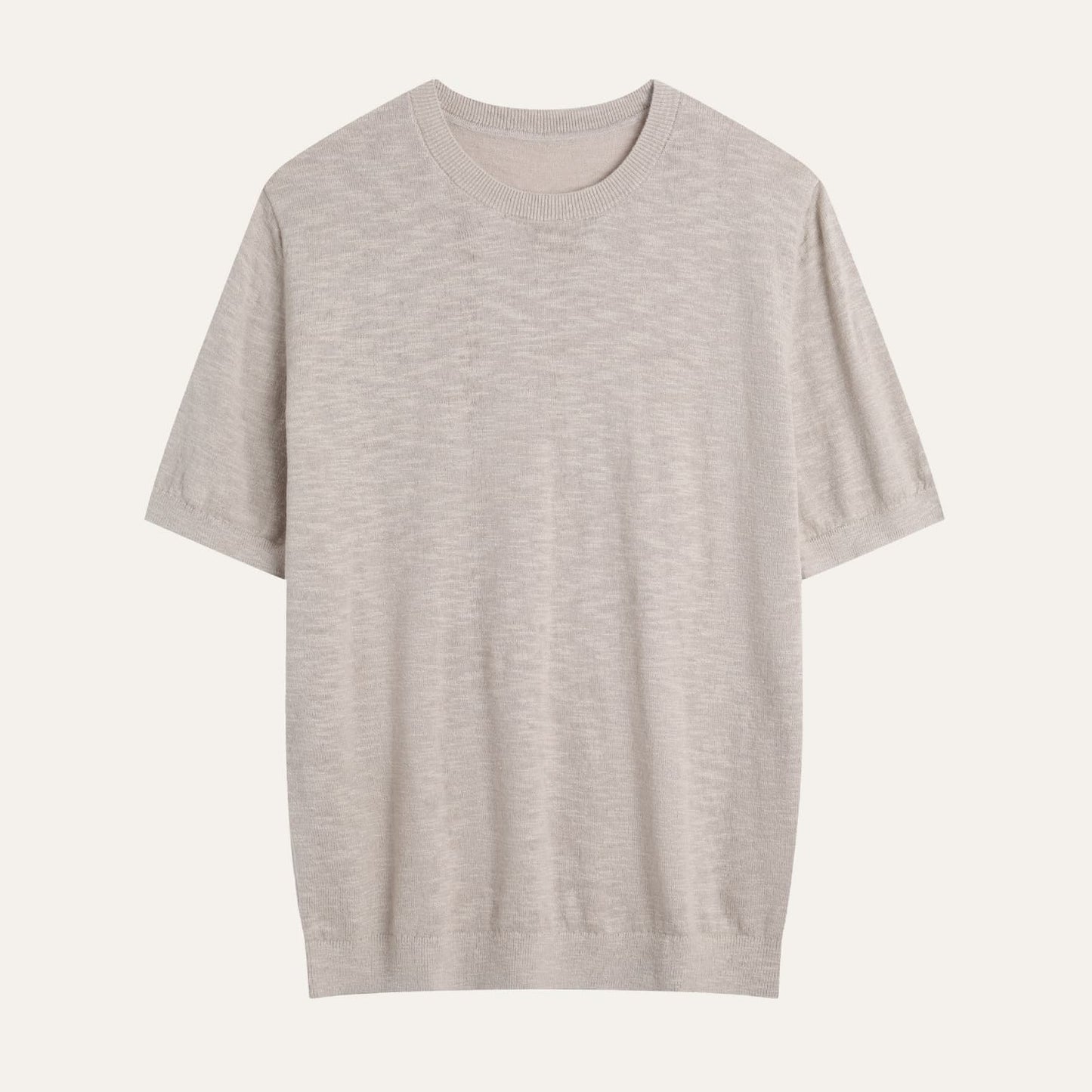MASSA | CAMISETA HOMBRE DE LINO Y ALGODÓN PUNTO FINO