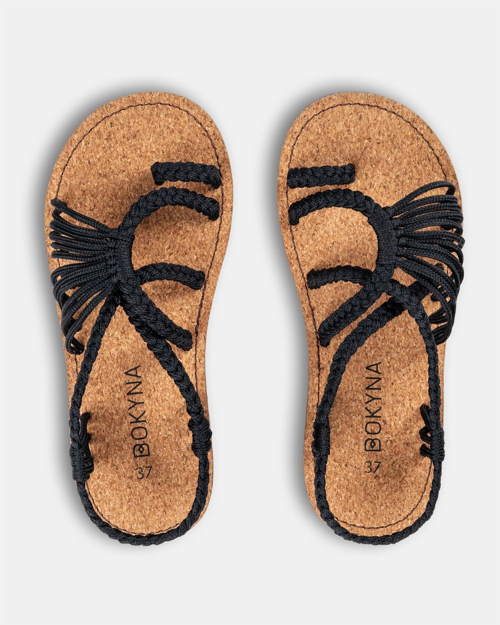 SOULMATE | SANDALIAS MUJER NEGRAS TIRA ANCHA SUELA ACOLCHADA