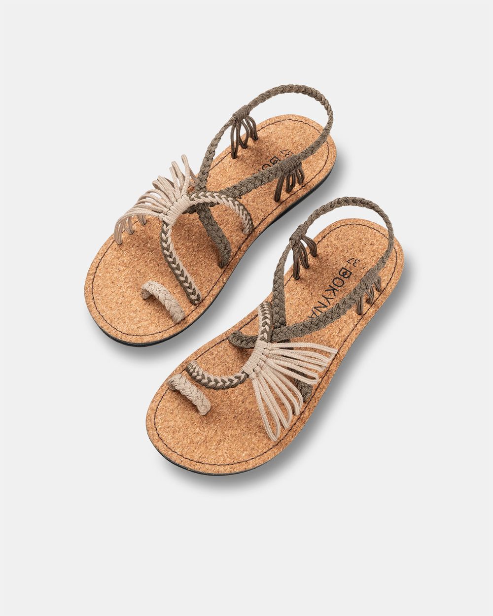 SOULMATE | SANDALIAS MUJER ARENA SUELA DE CORCHO TIRA ANCHA