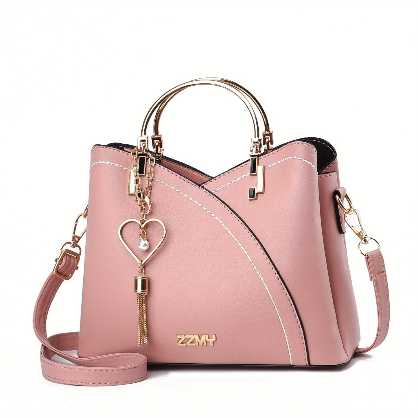 Elena | Bolso de Mano Mujer Asa Superior Dorada