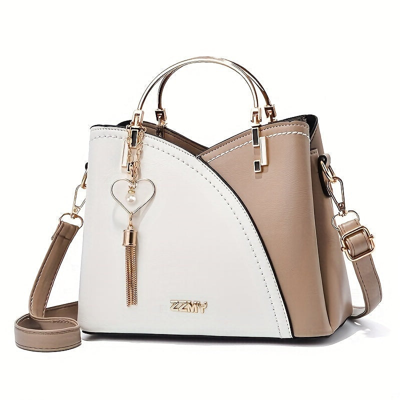 Elena | Bolso de Mano Mujer Asa Superior Dorada