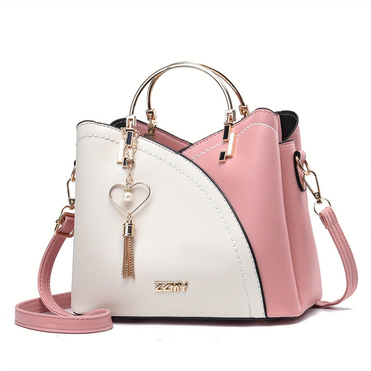 Elena | Bolso de Mano Mujer Asa Superior Dorada