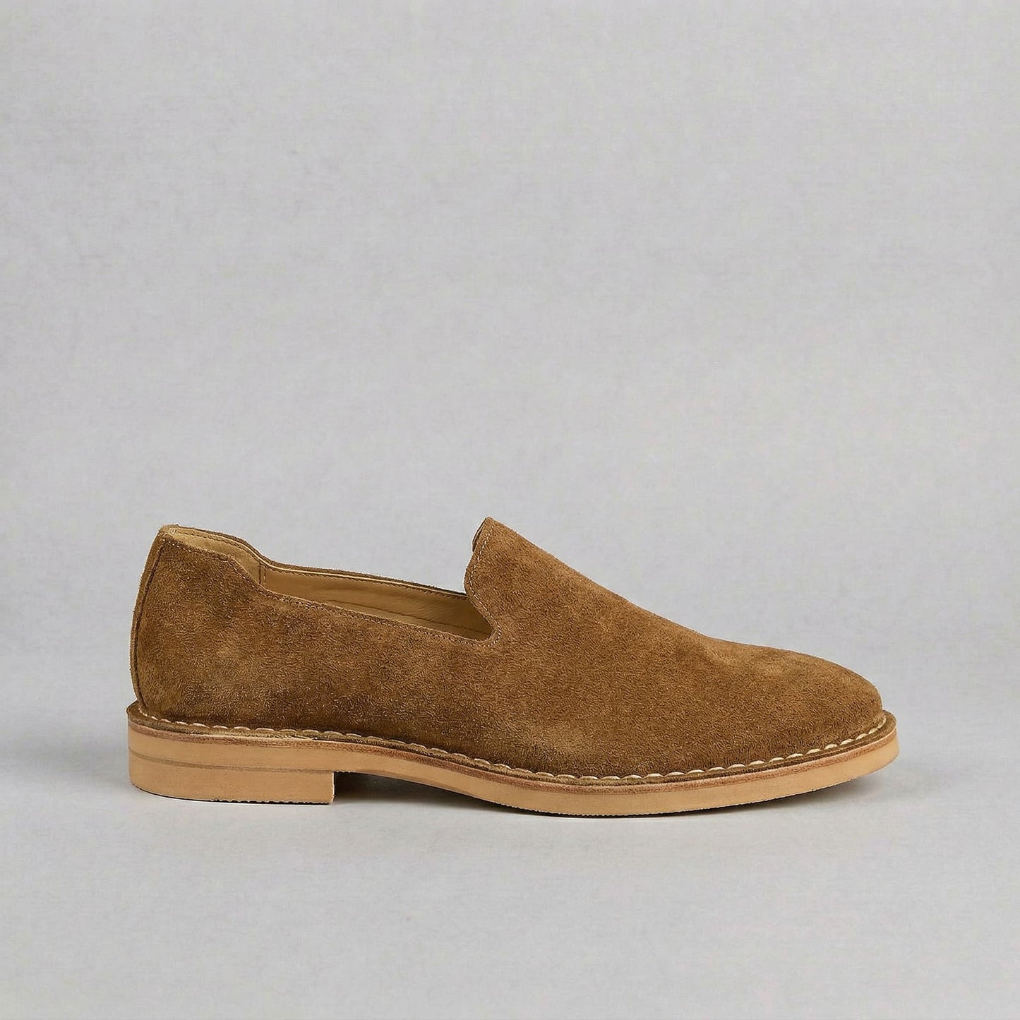 ELMSWORTH | MOCASINES HOMBRE DE ANTELINA COSTURA A MANO
