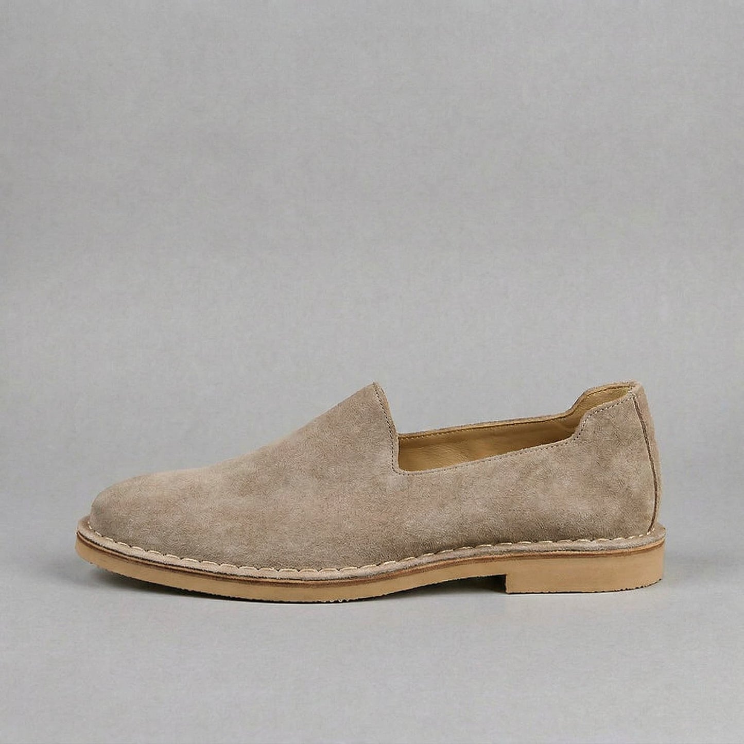 ELMSWORTH | MOCASINES HOMBRE DE ANTELINA COSTURA A MANO
