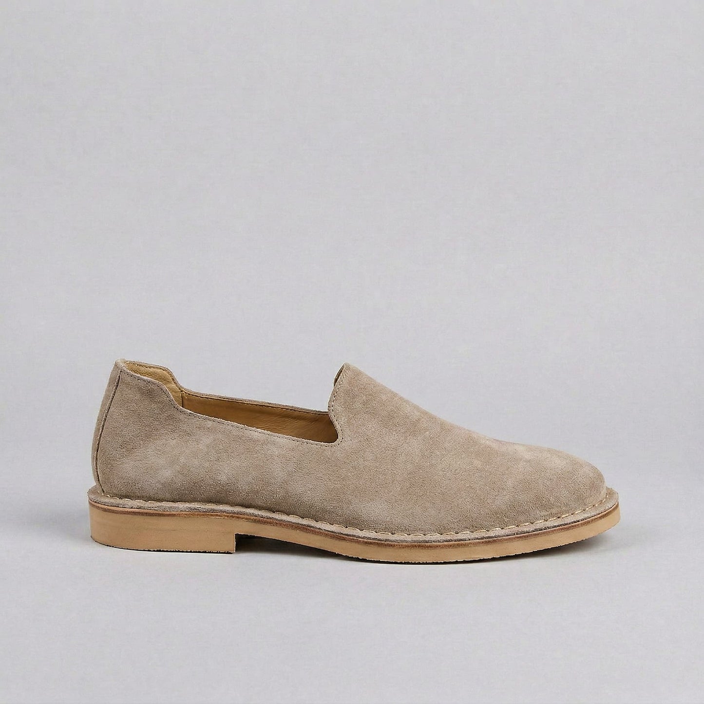 ELMSWORTH | MOCASINES HOMBRE DE ANTELINA COSTURA A MANO