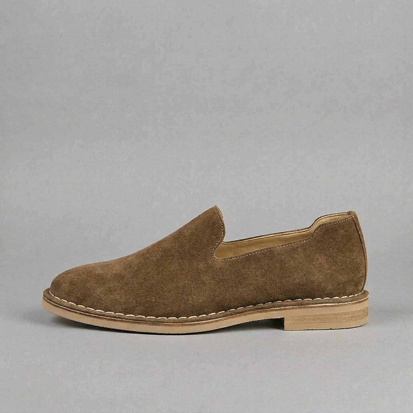 ELMSWORTH | MOCASINES HOMBRE DE ANTELINA COSTURA A MANO