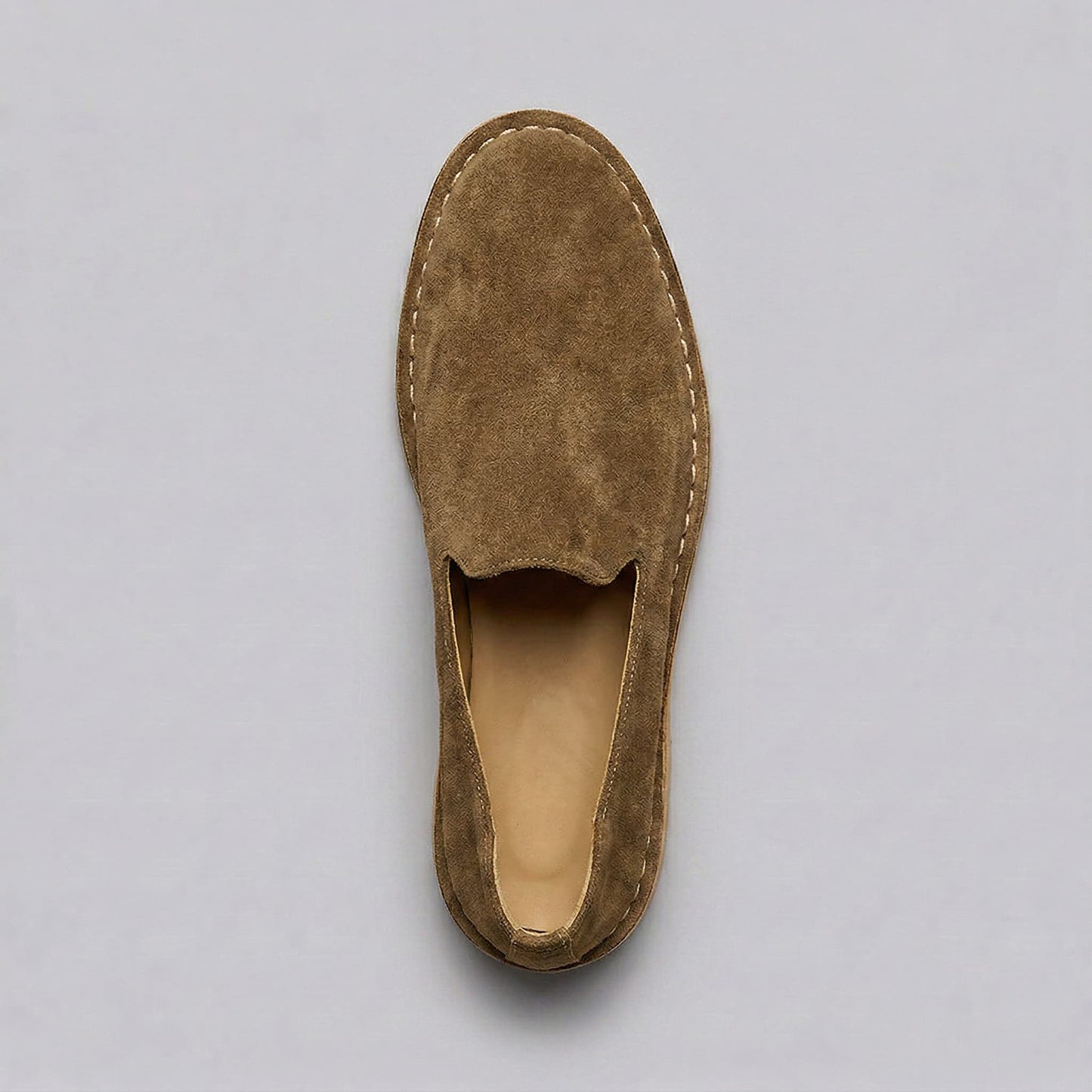 ELMSWORTH | MOCASINES HOMBRE DE ANTELINA COSTURA A MANO