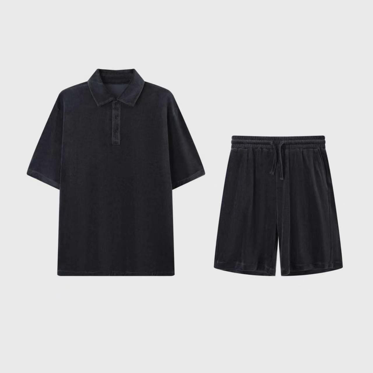 GREENWICH | CONJUNTO HOMBRE POLO Y SHORT DE RIZO CON SEDA