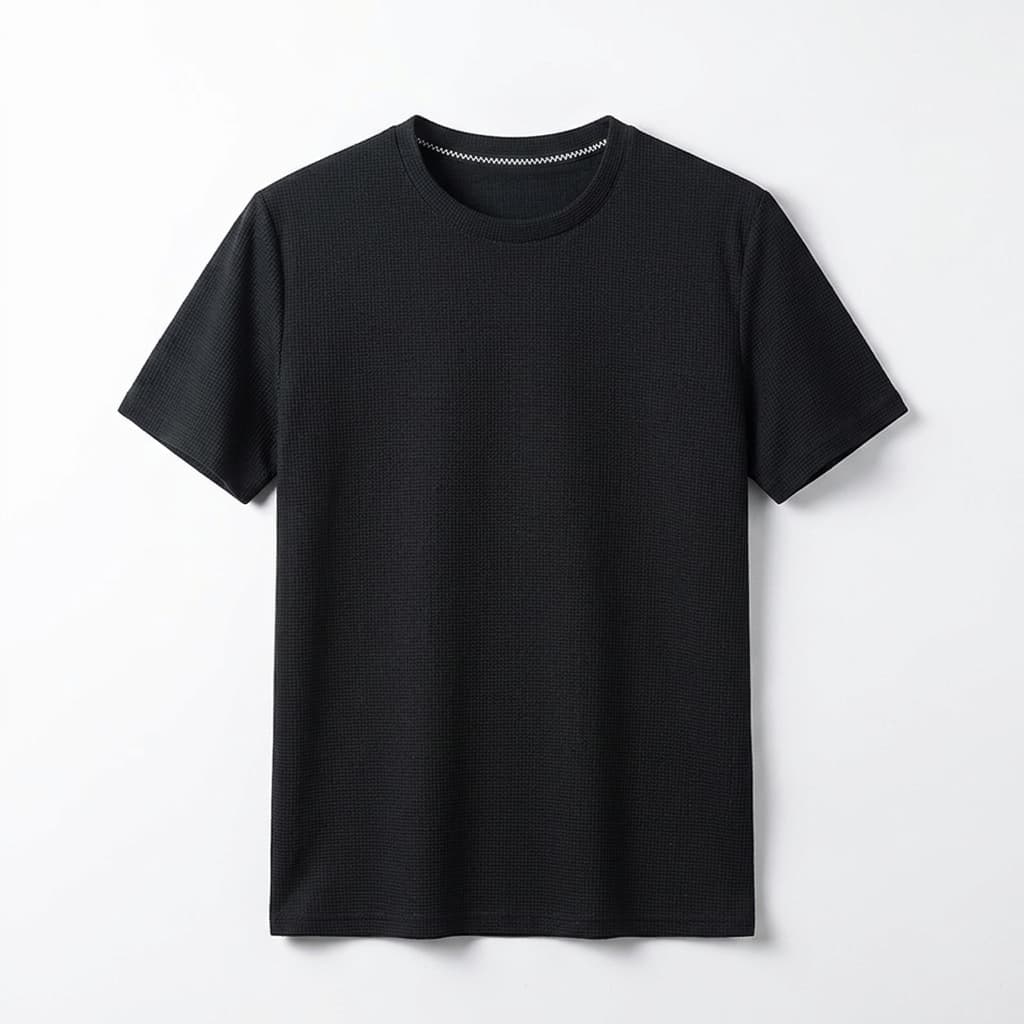 MERCER | CAMISETA HOMBRE DE PUNTO GOFRE CUELLO REDONDO