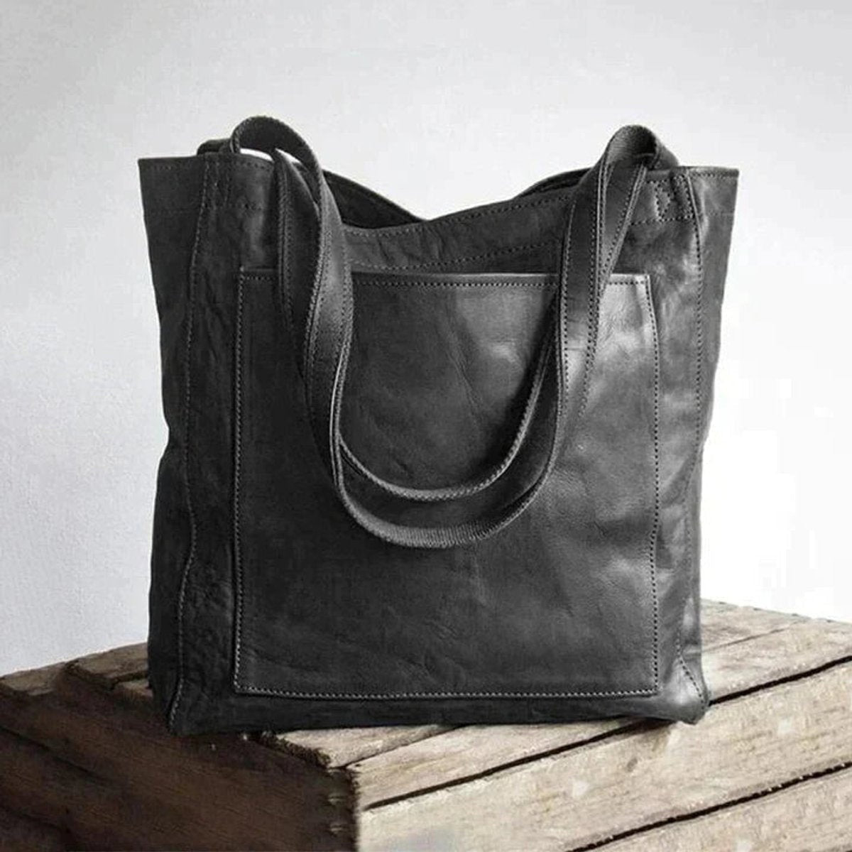 Pilar | Tote Bag de Cuero Mujer Bolso Shopper Grande