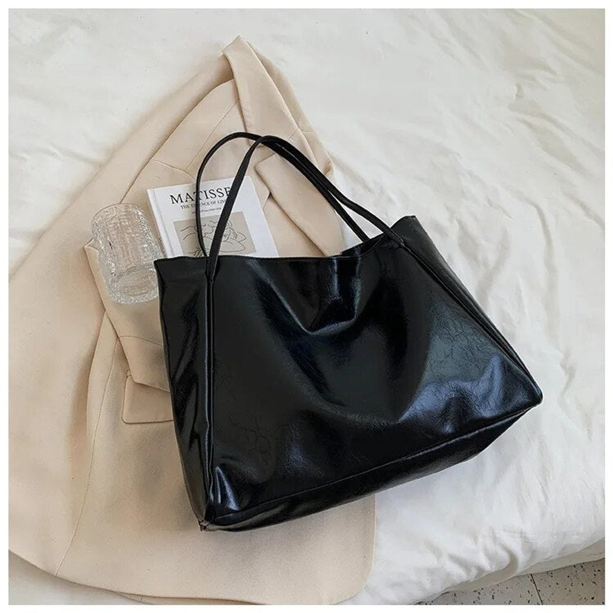 Rebeca | Tote Bag de Piel Sintética Grande Mujer Shopper
