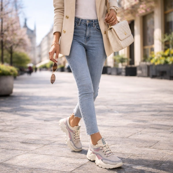 Valeria | Zapatillas Sin Cordones Casual Mujer Malla Transpirable