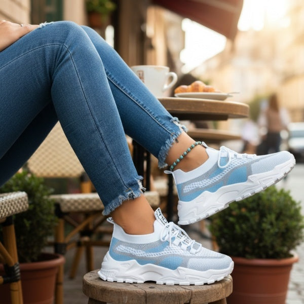 Valeria | Zapatillas Sin Cordones Casual Mujer Malla Transpirable