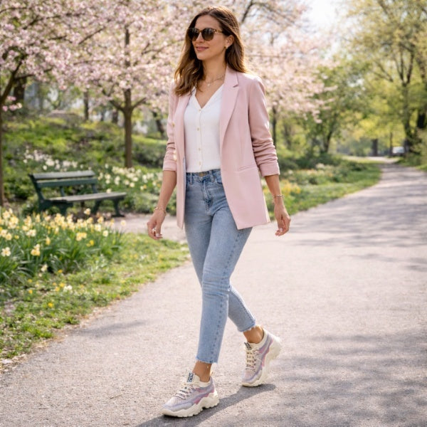 Valeria | Zapatillas Sin Cordones Casual Mujer Malla Transpirable