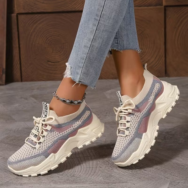 Valeria | Zapatillas Sin Cordones Casual Mujer Malla Transpirable